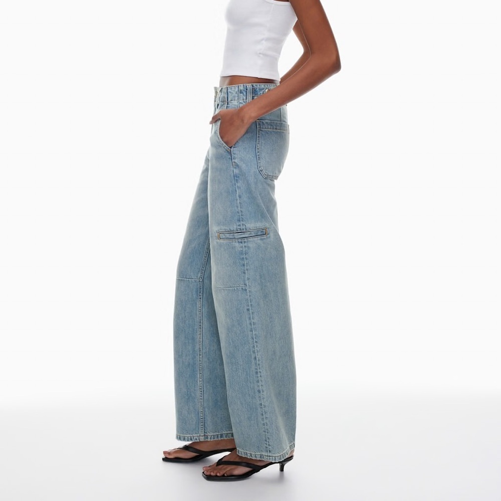 Aritzia Denim Forum The Lou Hi-rise Jeans Size 25 Cargo jean Casual
